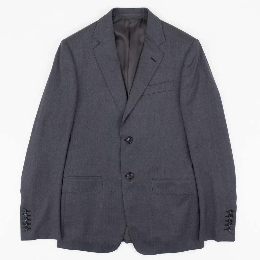 NWOT GUCCI Slim Fit Wool Suit Men's 46 Gray